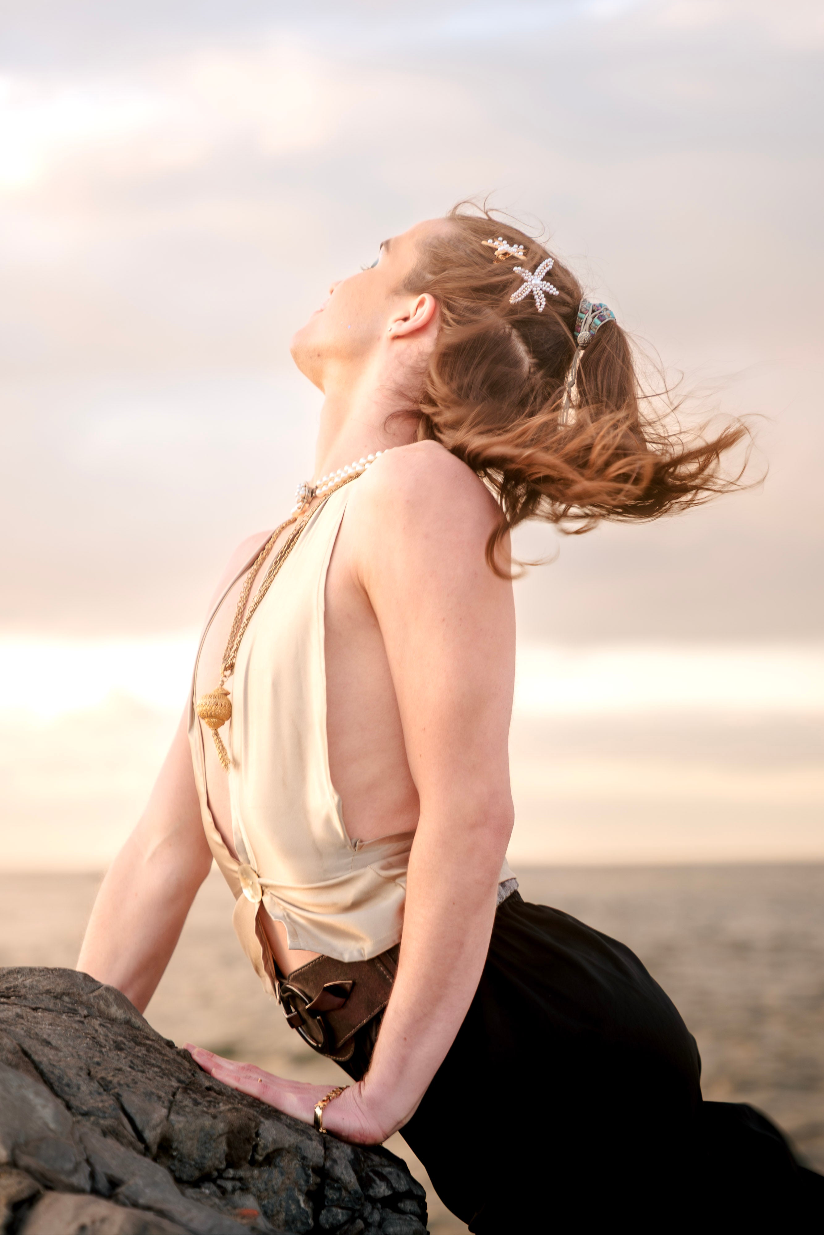 The Ocean's Treasure - Satin Top – House of Moeed