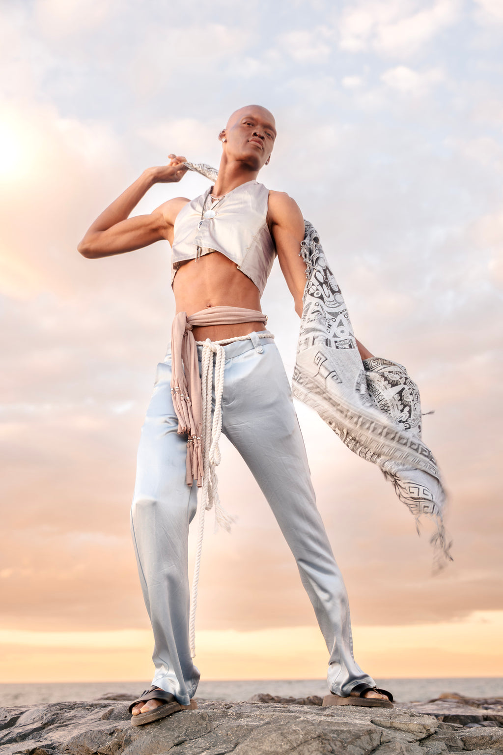 Oracle of the Stars - Silk Top