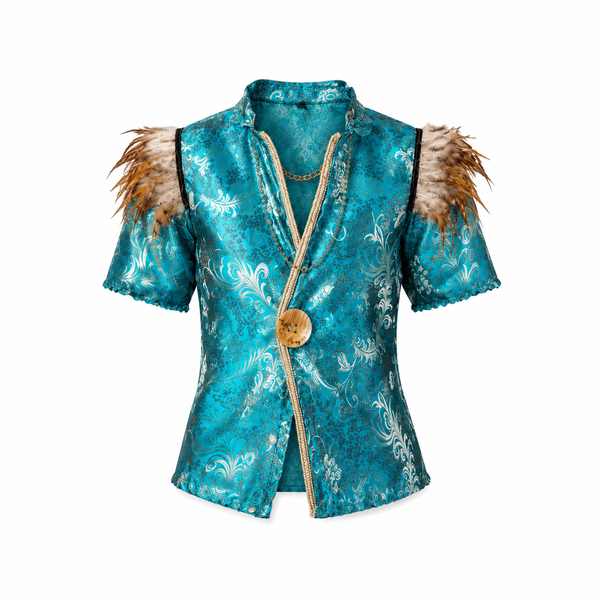 Fly High - Brocade Button-Up Shirt