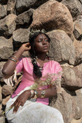 Empress of Love - Draped Brocade Shirt