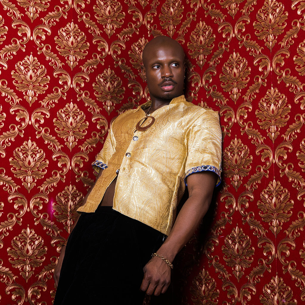 Seen - Brocade Button-Up Shirt