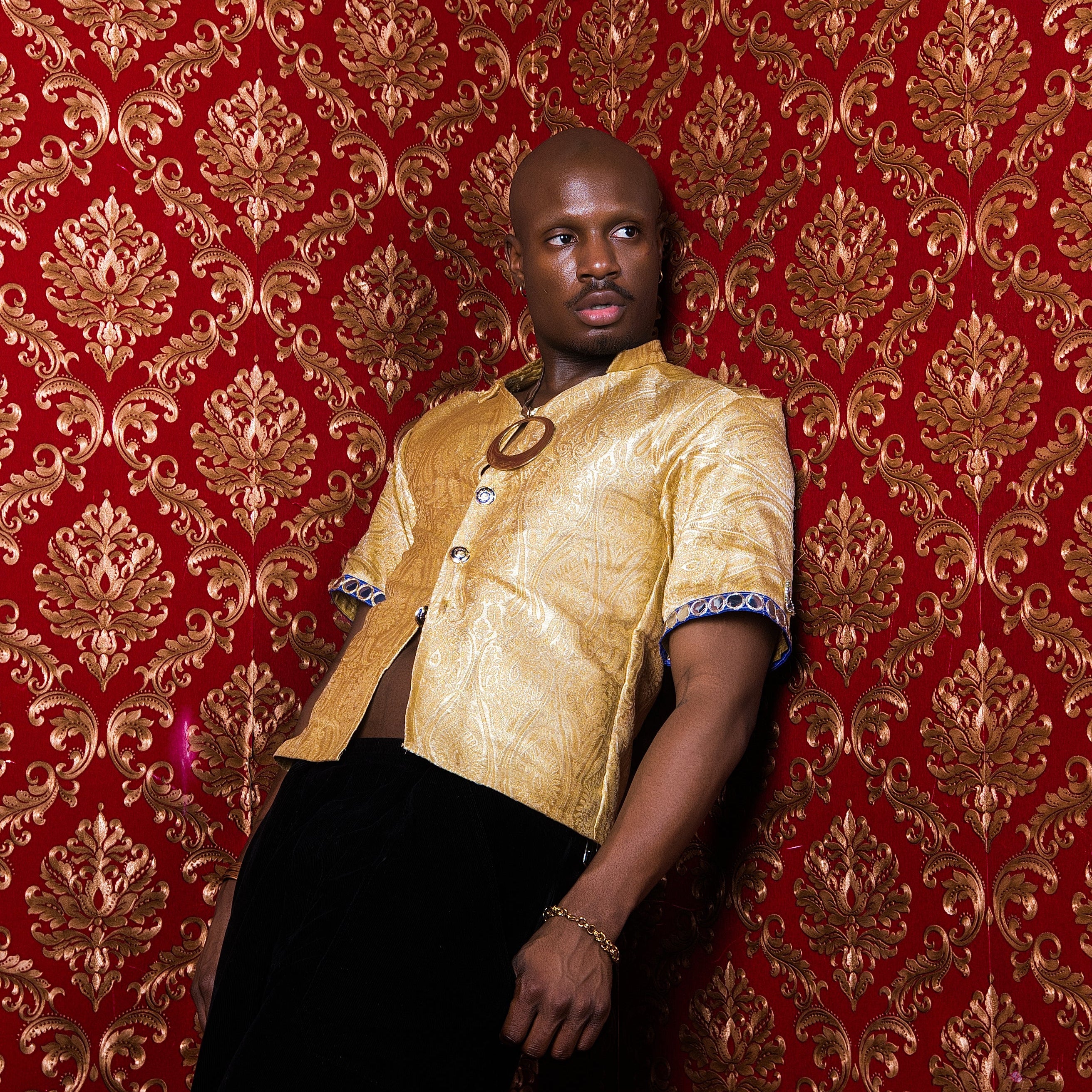 Seen - Brocade Button-Up Shirt