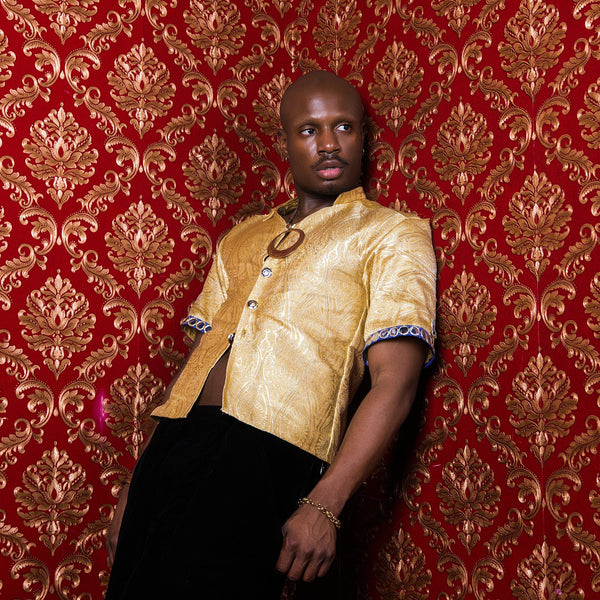 Seen - Brocade Button-Up Shirt