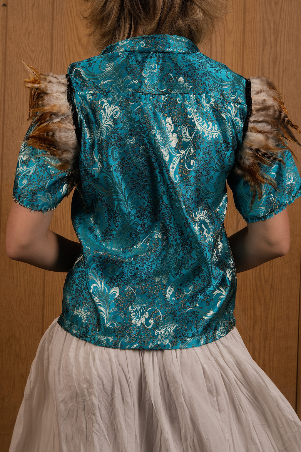 Fly High - Brocade Button-Up Shirt