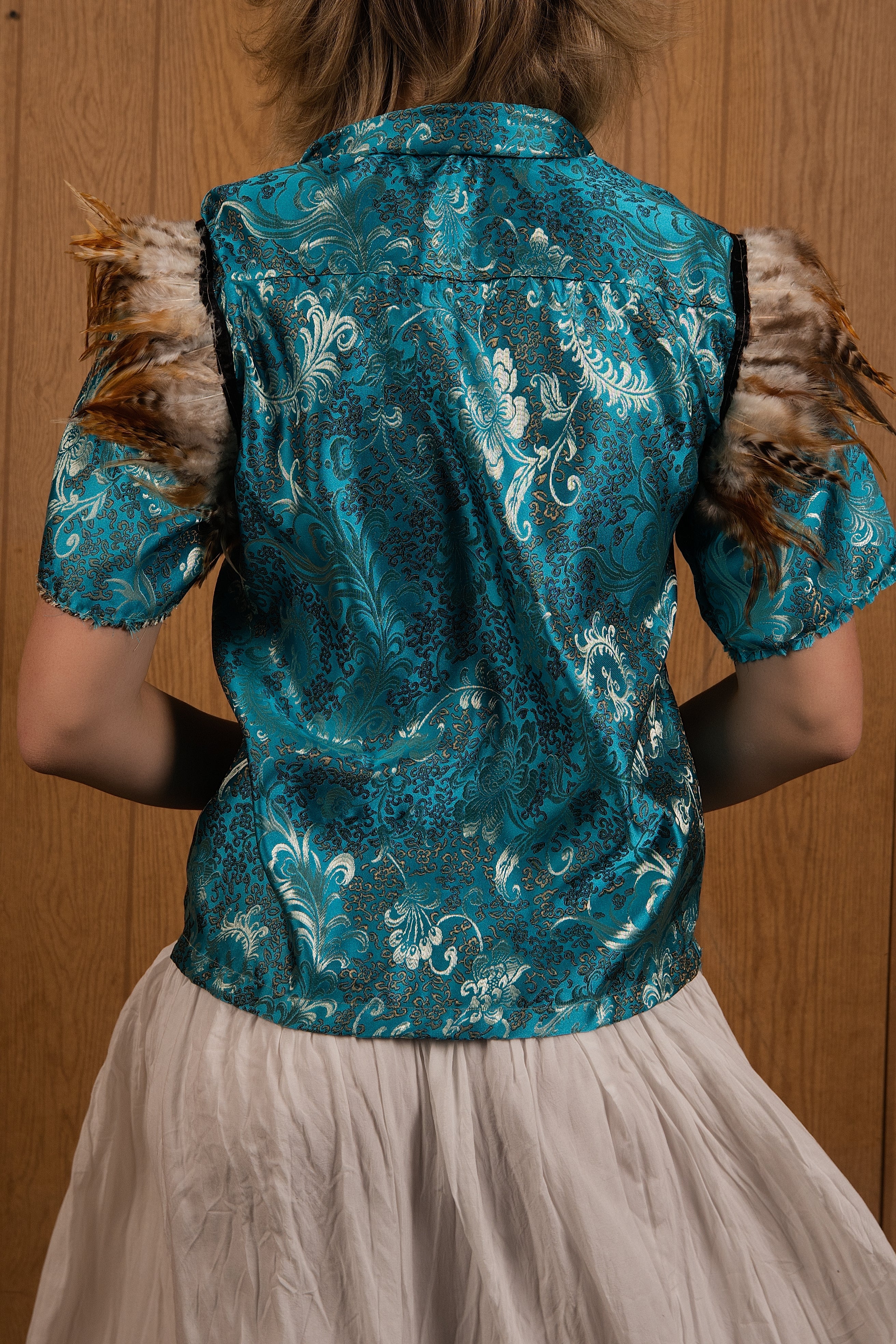 Fly High - Brocade Button-Up Shirt
